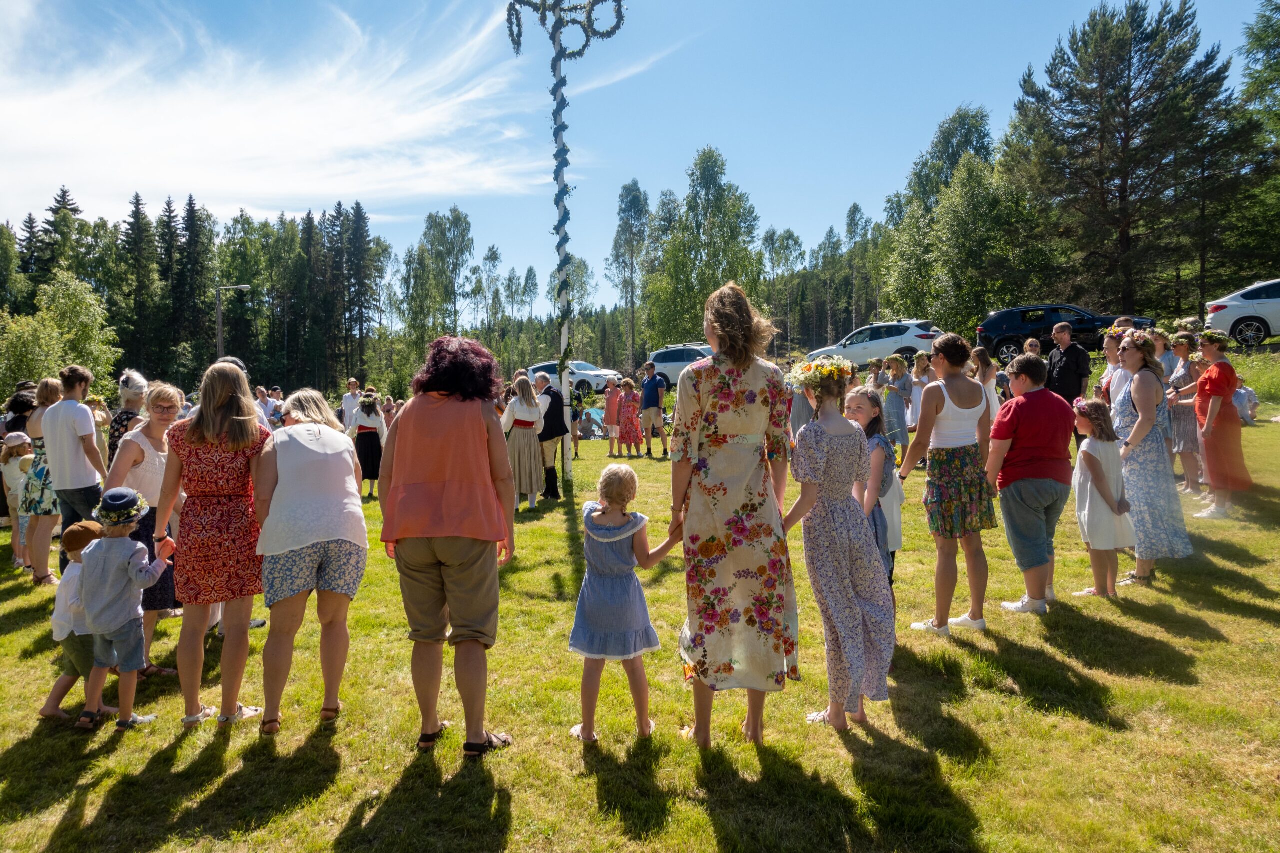 Midsommarfirande Orsa Hornberga Gård